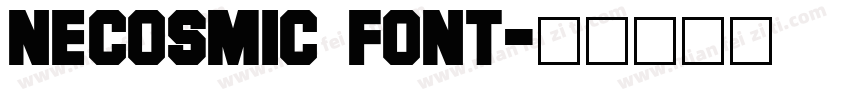Necosmic Font字体转换